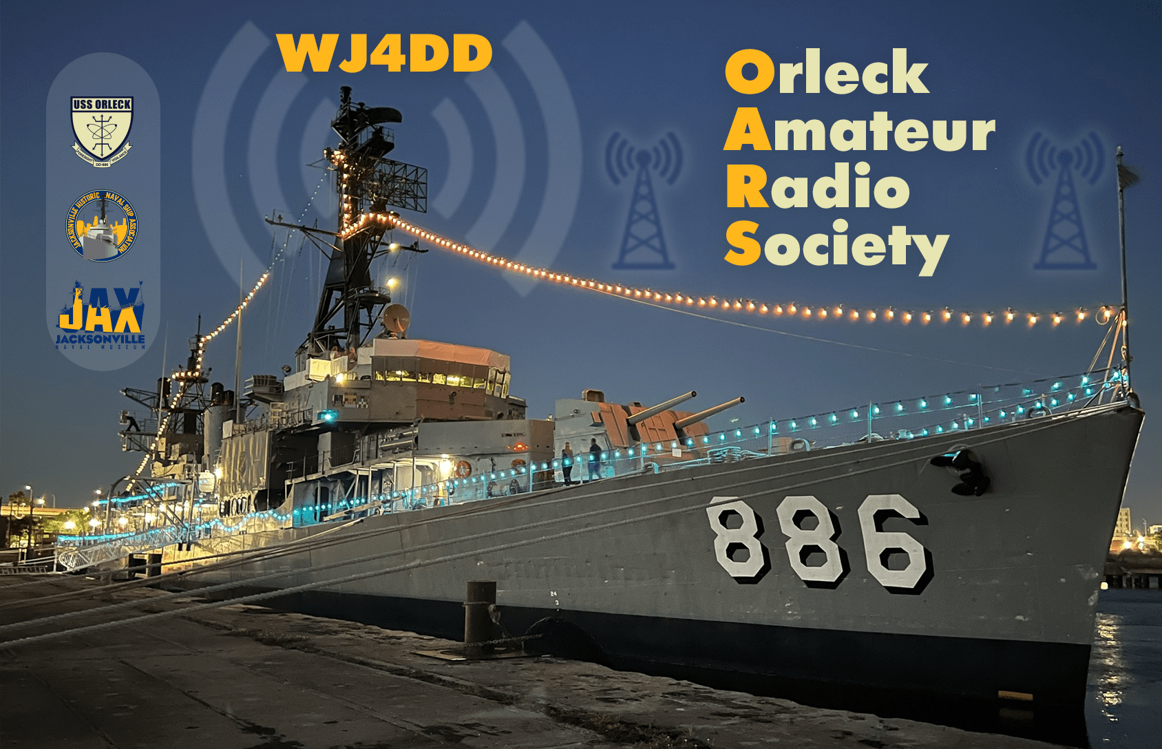 WJ4DD Museum Ships on the Air 2024